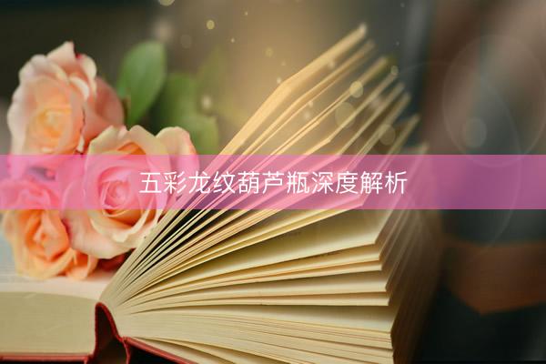 五彩龙纹葫芦瓶深度解析