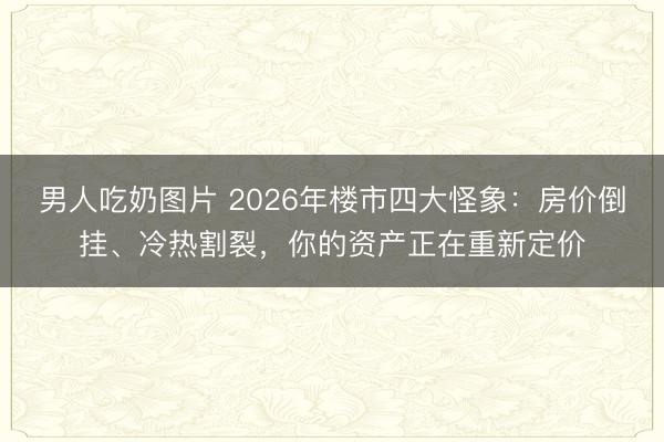男人吃奶图片 2026年楼市四大怪象：房价倒挂、冷热割裂，你的资产正在重新定价