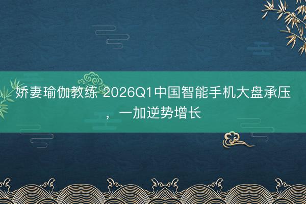 娇妻瑜伽教练 2026Q1中国智能手机大盘承压，一加逆势增长