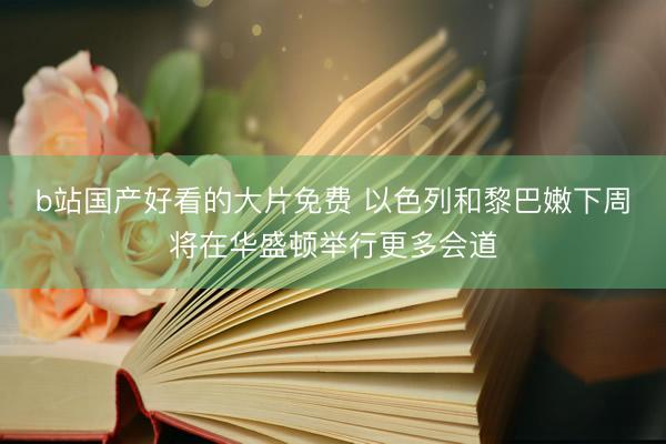 b站国产好看的大片免费 以色列和黎巴嫩下周将在华盛顿举行更多会道